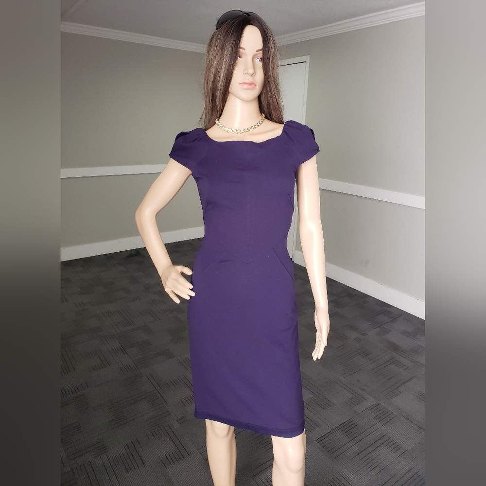 Diane von Frustenberg bodycon coctail dress size 2